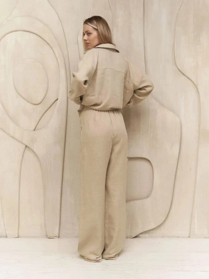 Aria 100% Cotton-Linen Set