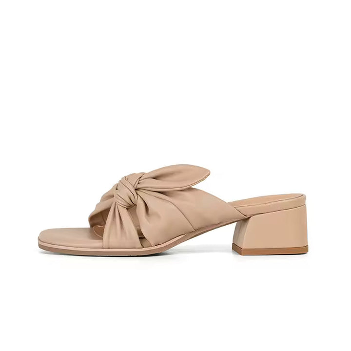 Capri Microfiber Leather Slingback Sandals
