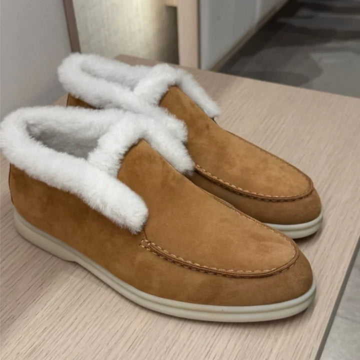 Lila Shearling Loafer Boots