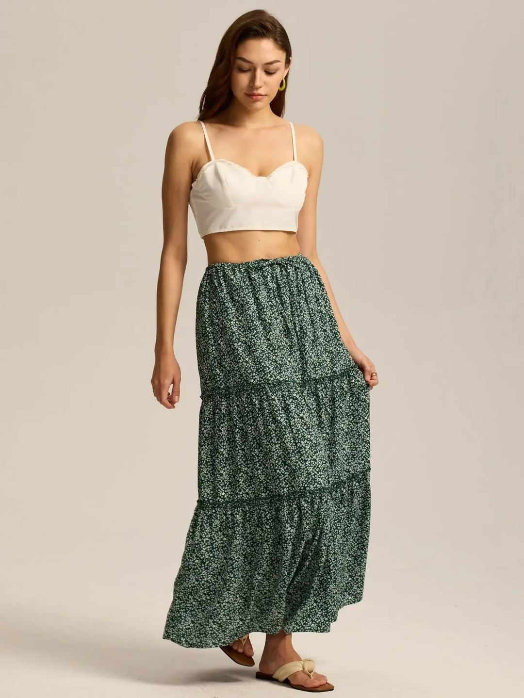 Lorette Meadow Maxi Skirt