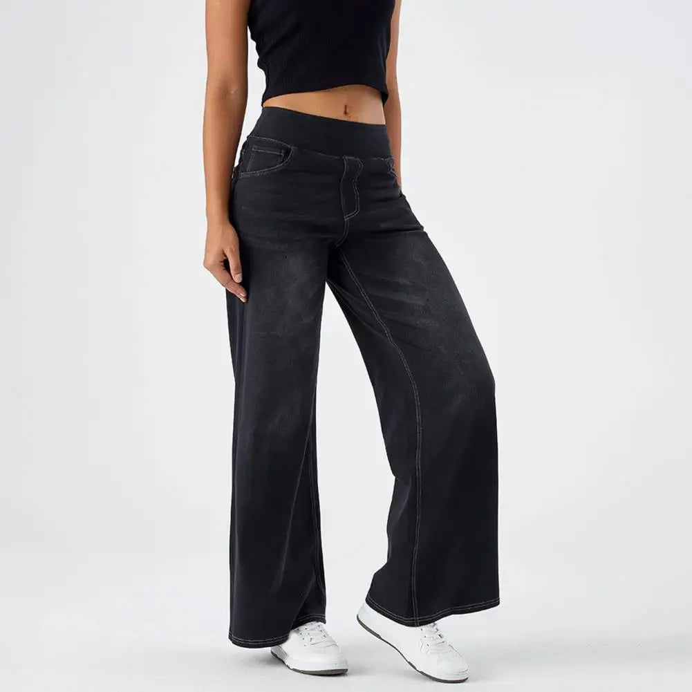 The Pull-On Wide Leg Jean