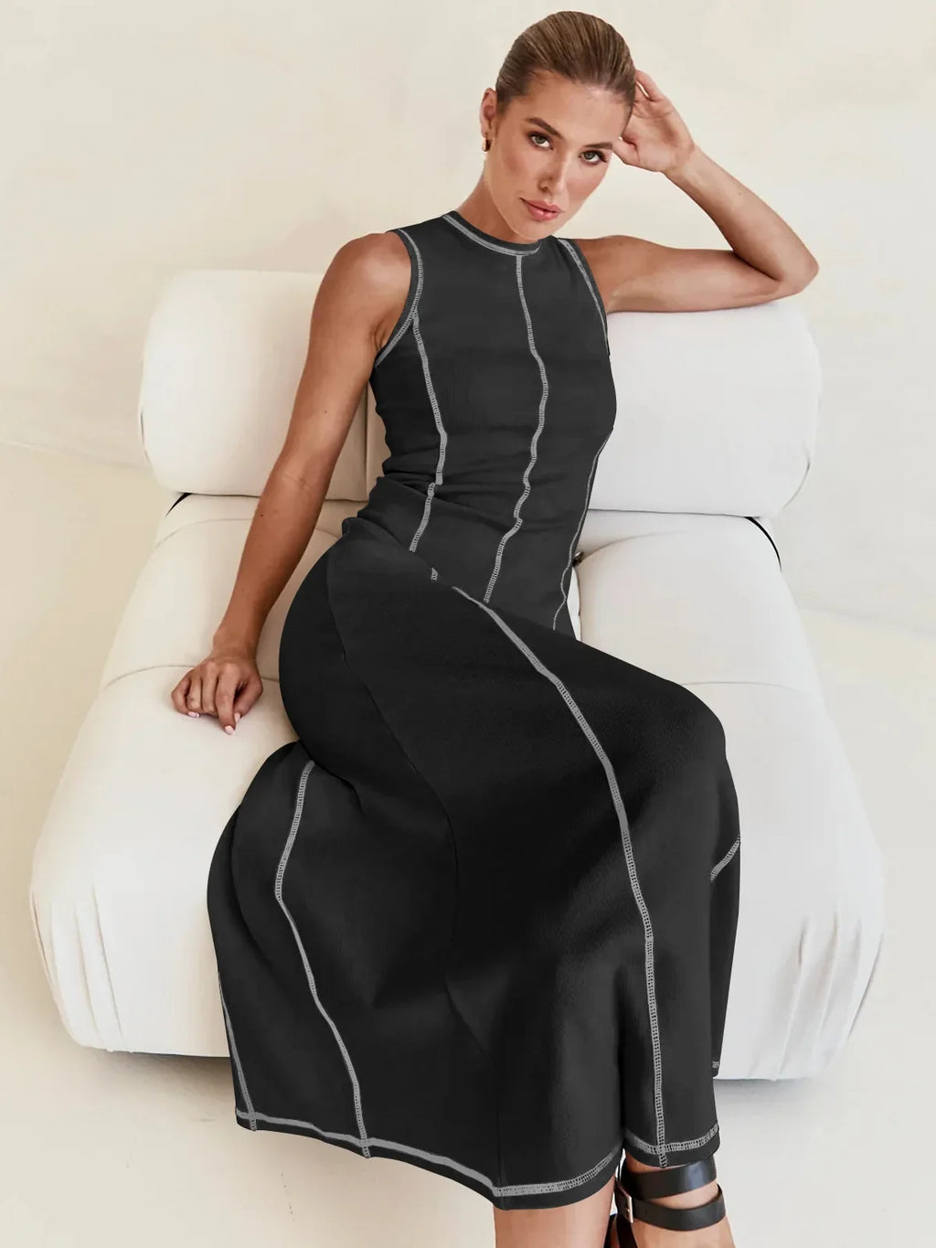 Mireya Women’s Sleeveless Knit Maxi