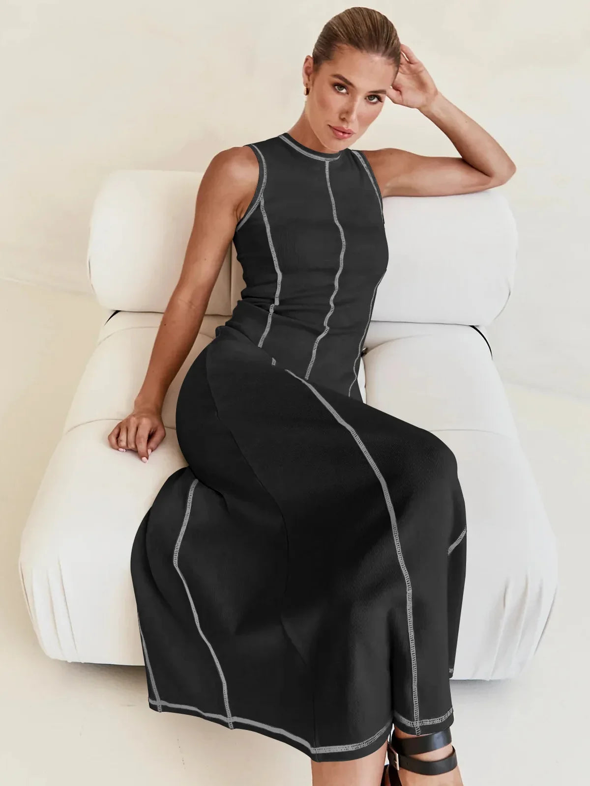 Mireya Women’s Sleeveless Knit Maxi