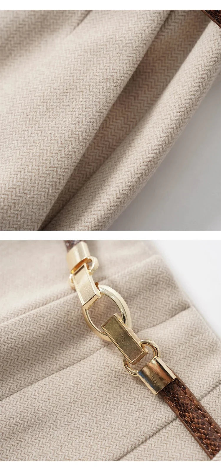 Milano Wide Leg Wool Trousers