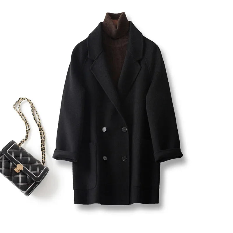 Amory Wool Herringbone Coat