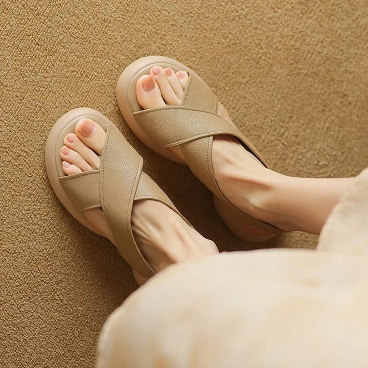 Emery Soft Crossband Slides