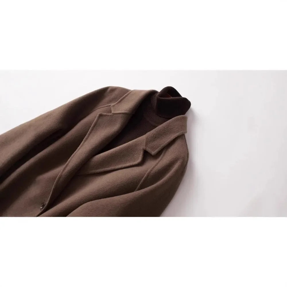 Amory Wool Herringbone Coat