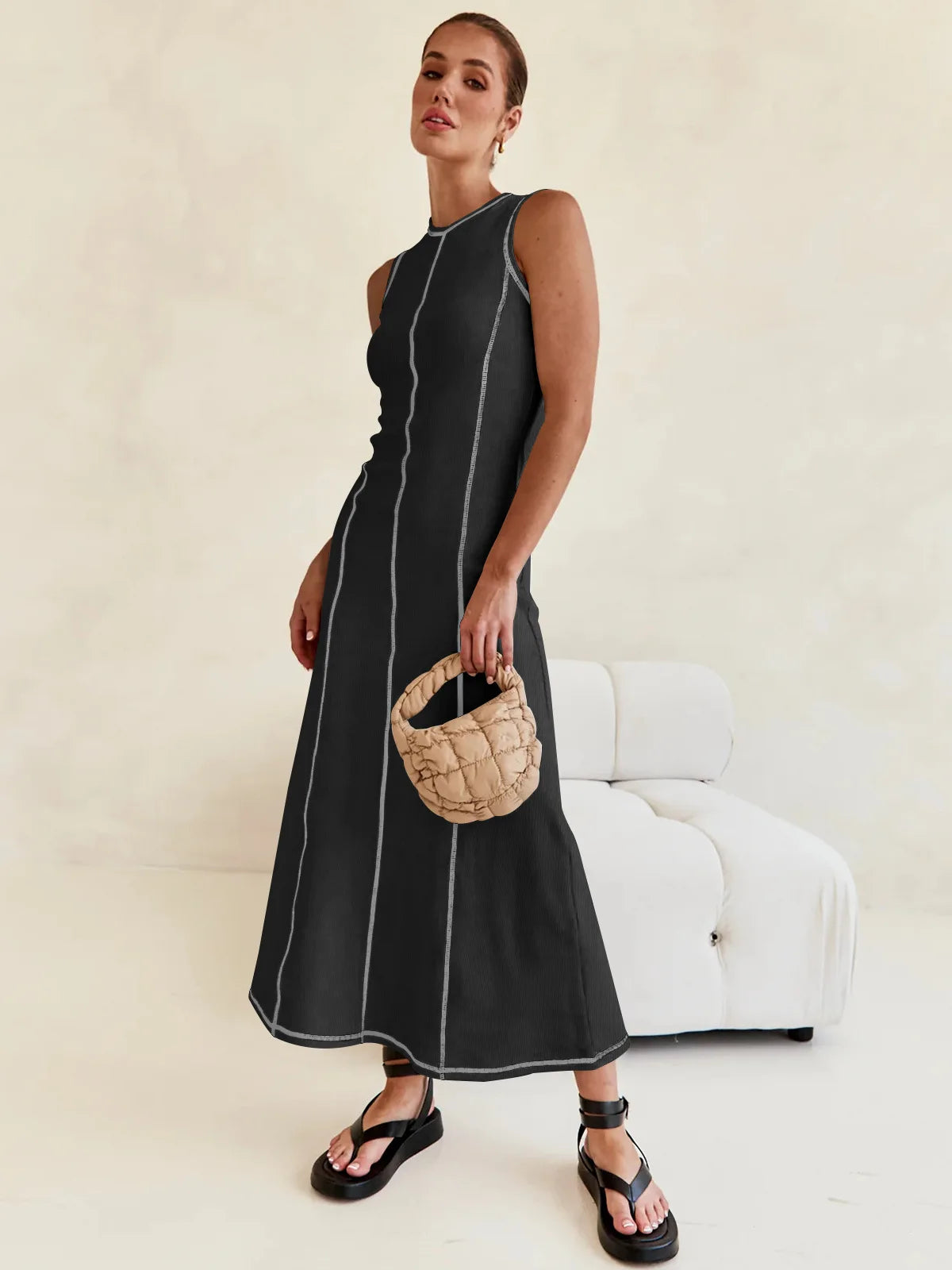 Mireya Women’s Sleeveless Knit Maxi