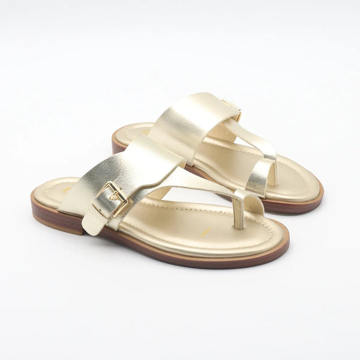 Valencia Leather Buckle Sandal