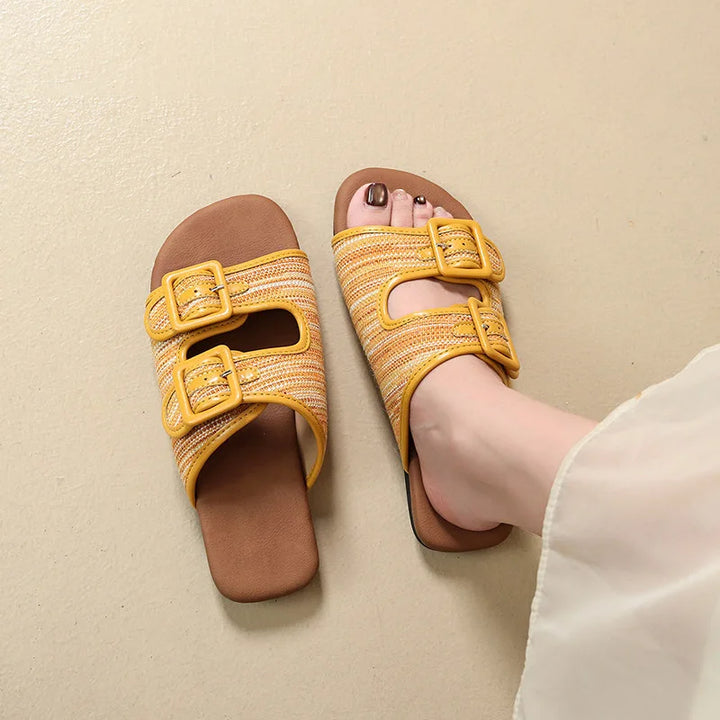Tulum Woven Flat Sandals