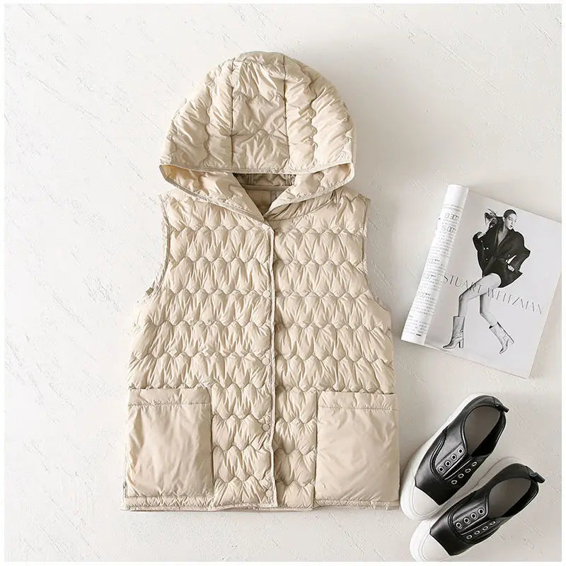 Gold Rush Puffer Vest