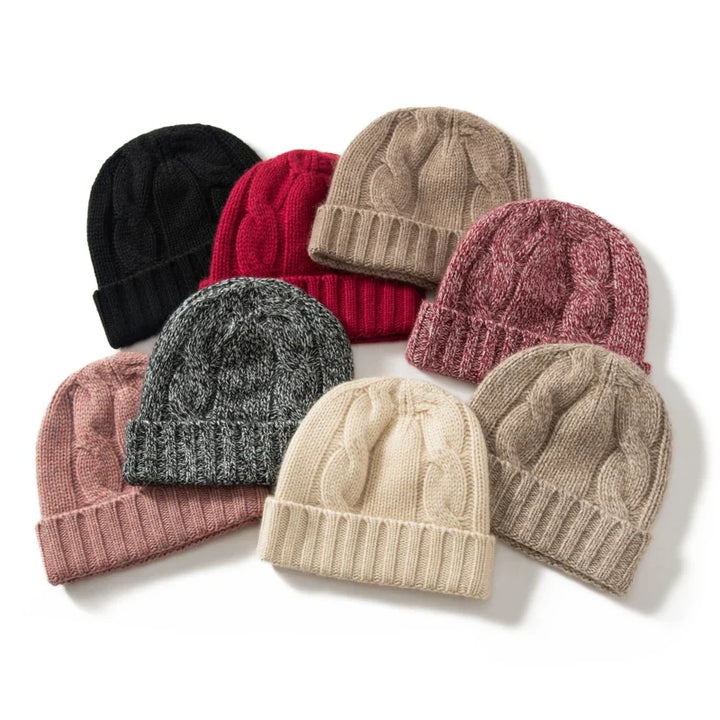 Wren Cable Cashmere Beanie