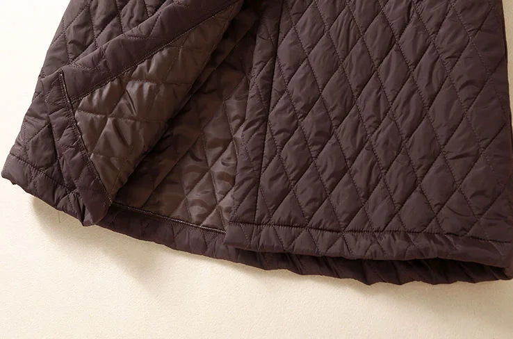 Maren Quilted Long Coat