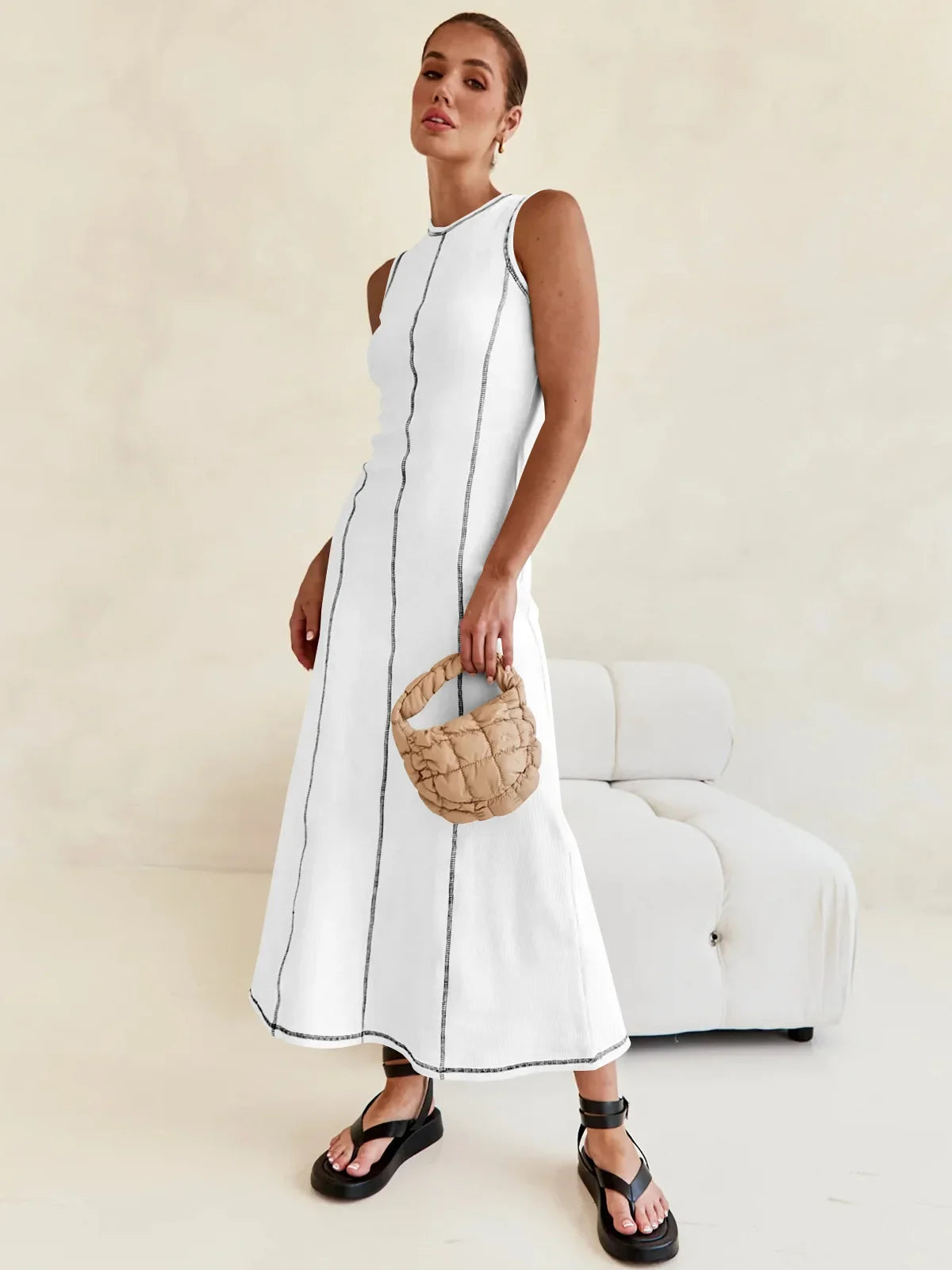 Mireya Women’s Sleeveless Knit Maxi