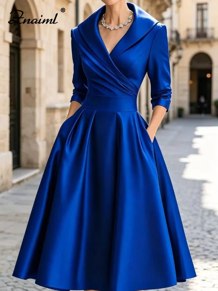 Rachel | Satin A-Line Formal Dress