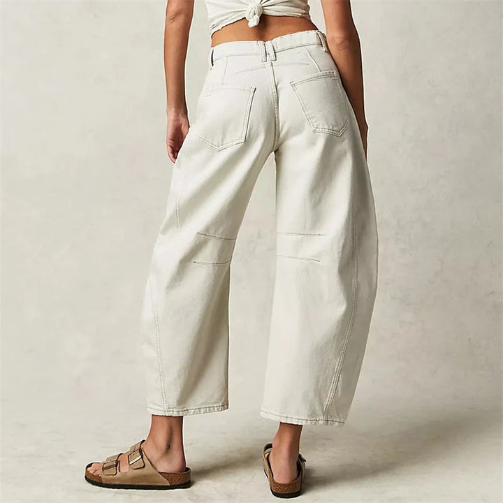 Everly Barrel-Leg Denims