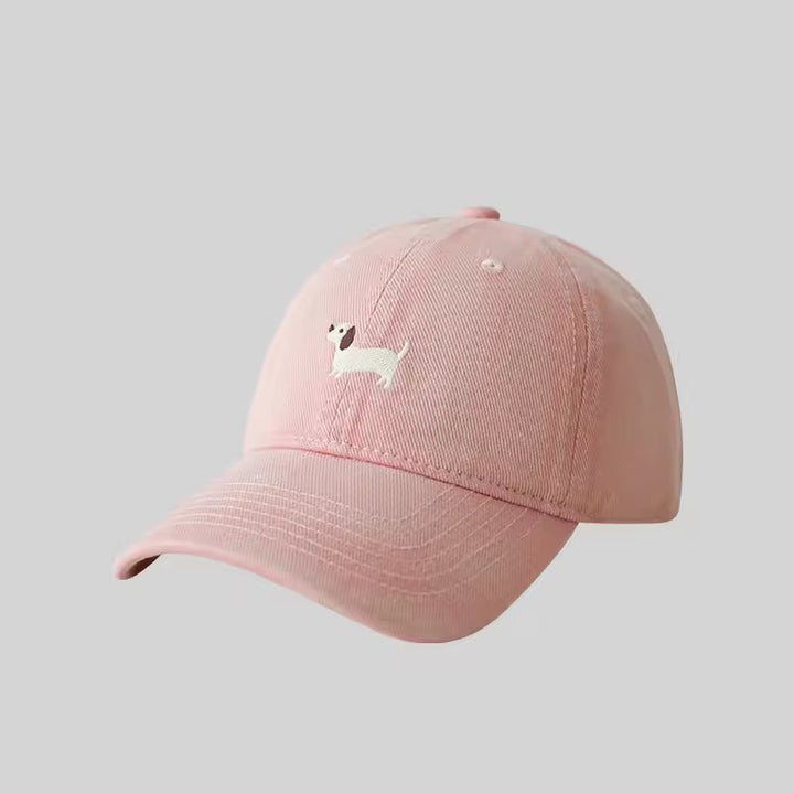 Doggy Embroidered Baseball Cap