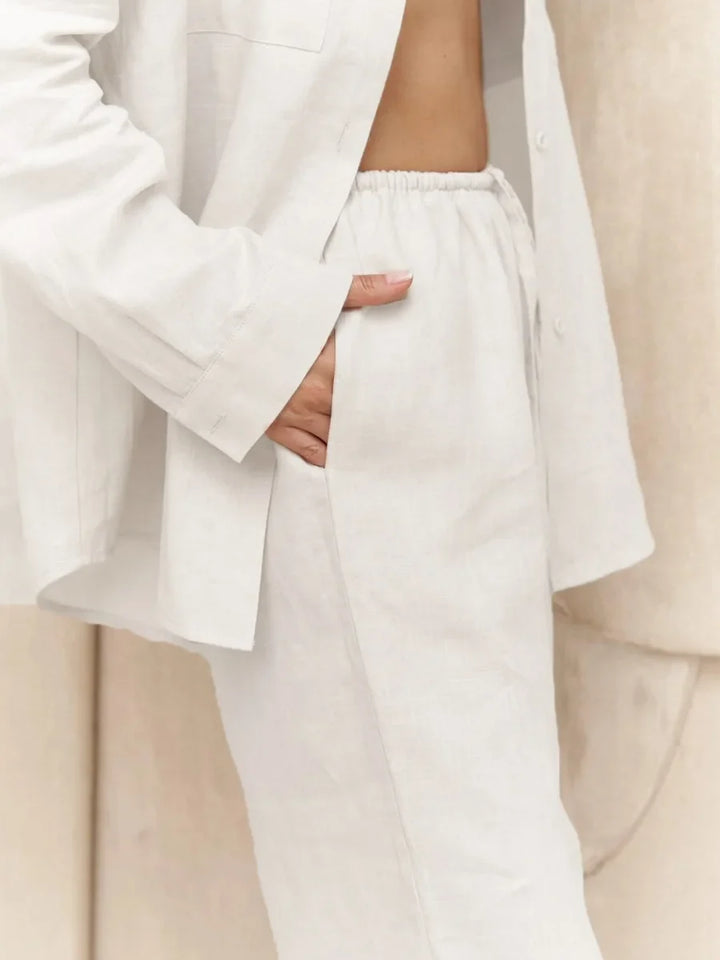 Aria 100% Cotton-Linen Set