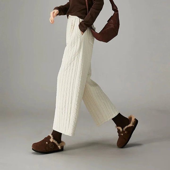 Daria Cotton Wide-Leg Pants