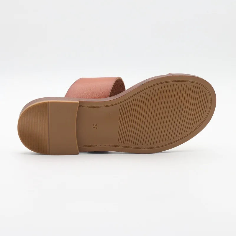 Valencia Leather Buckle Sandal