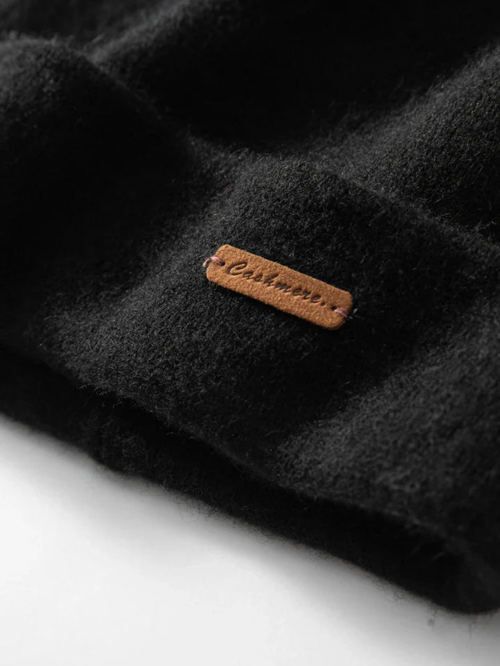 Bergen Double-Layer Cashmere Beanie