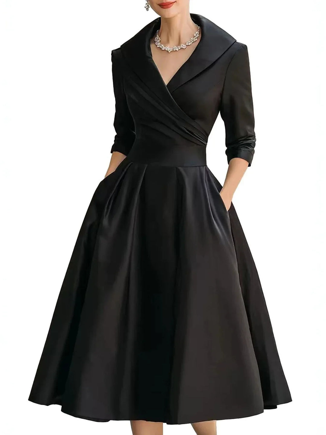 Rachel | Satin A-Line Formal Dress