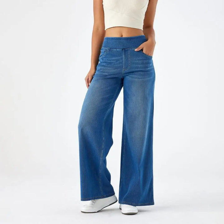 The Pull-On Wide Leg Jean