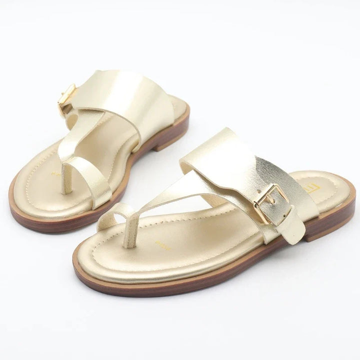 Valencia Leather Buckle Sandal