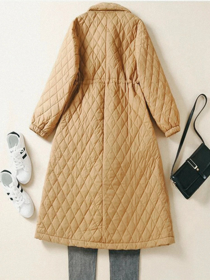 Maren Quilted Long Coat