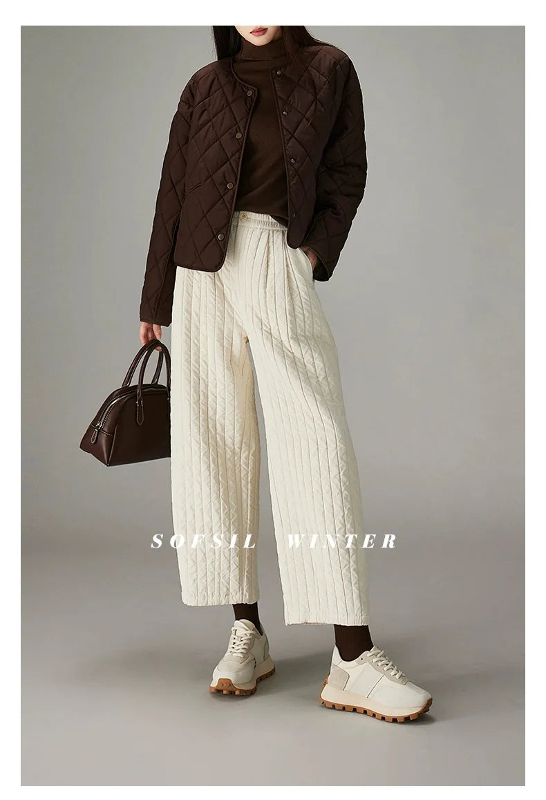 Daria Cotton Wide-Leg Pants