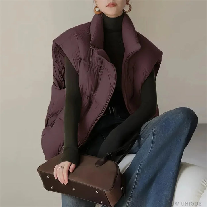 Leah Down Padded Vest