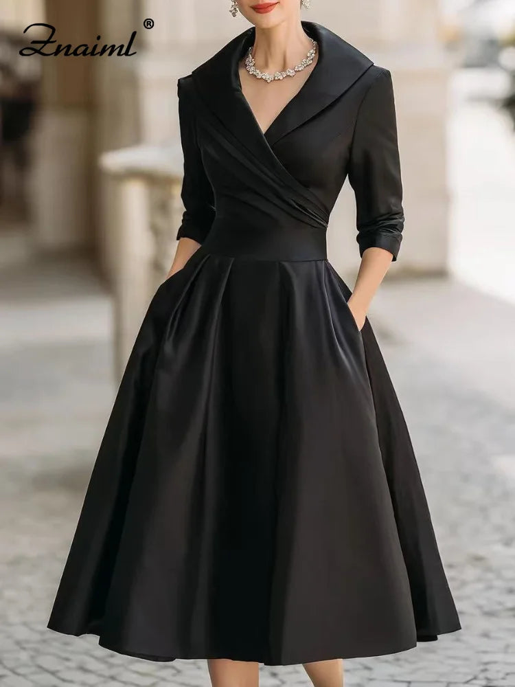 Rachel | Satin A-Line Formal Dress