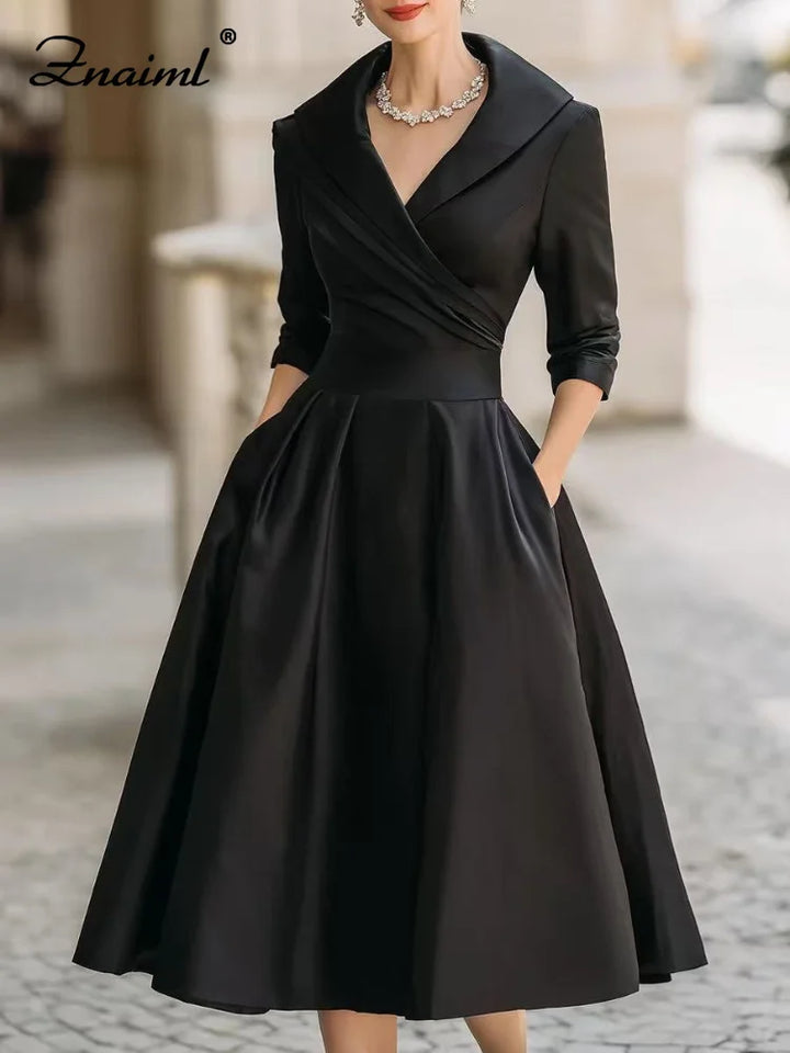 Rachel | Satin A-Line Formal Dress