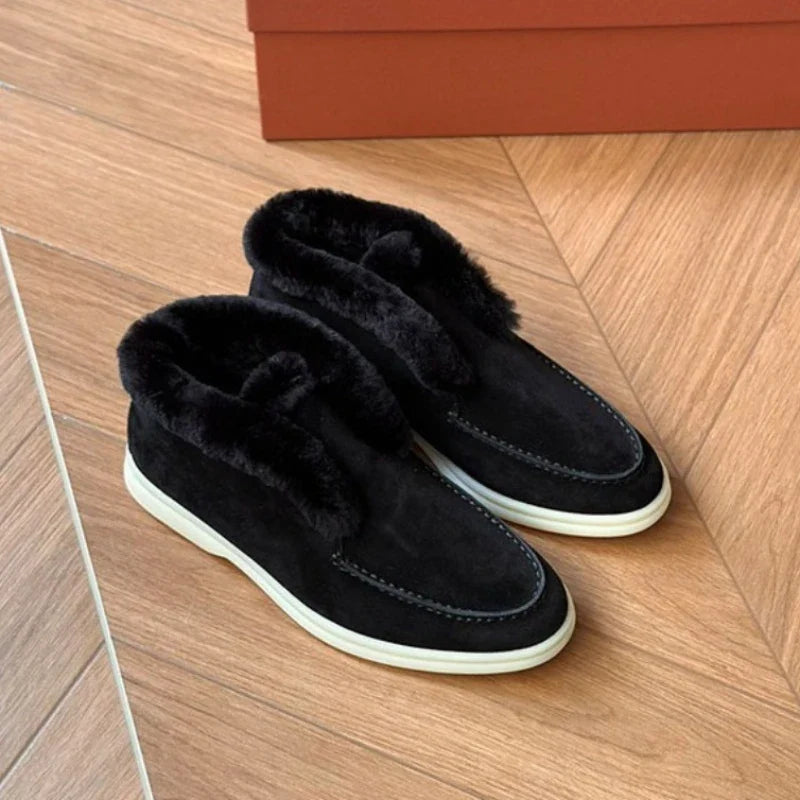 Lila Shearling Loafer Boots