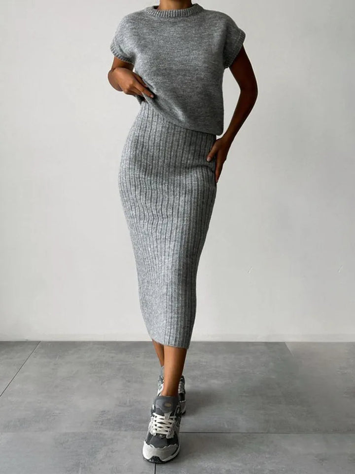 Maratea Coastal Rib Sleeveless Set