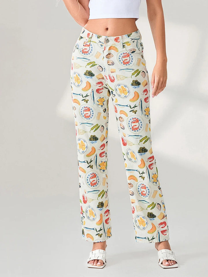 Capri Market Straight-Leg Jean