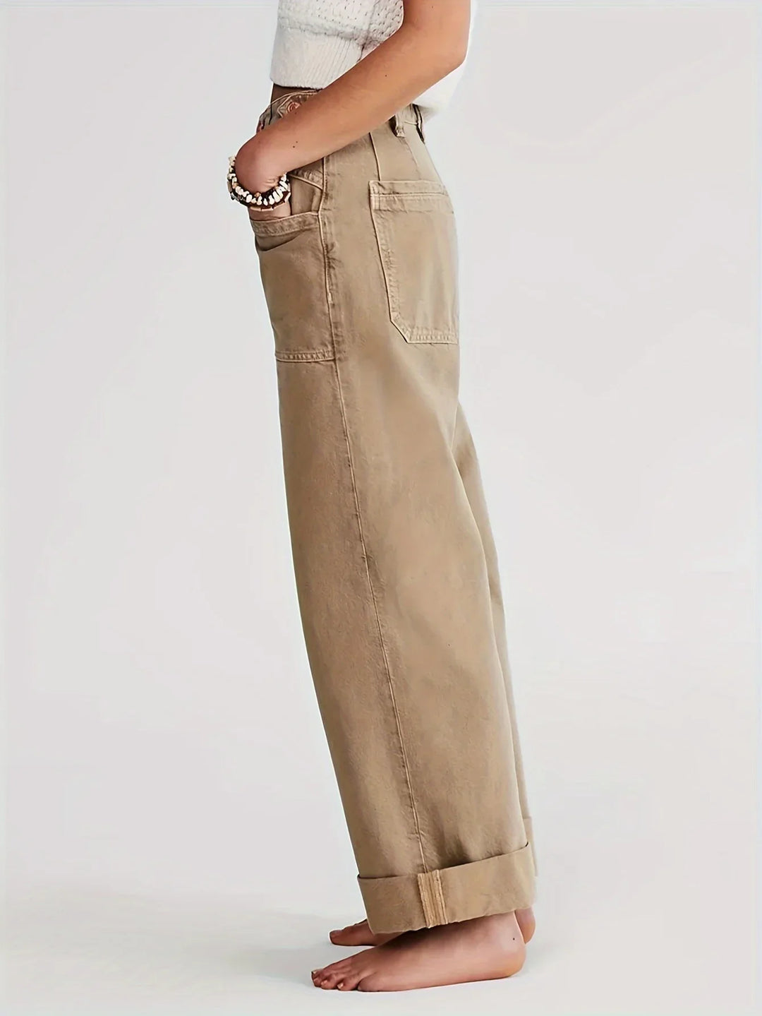 Candace High-Waist Wide-Leg Denims