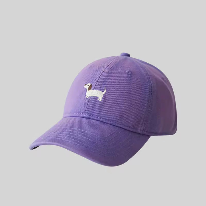Doggy Embroidered Baseball Cap