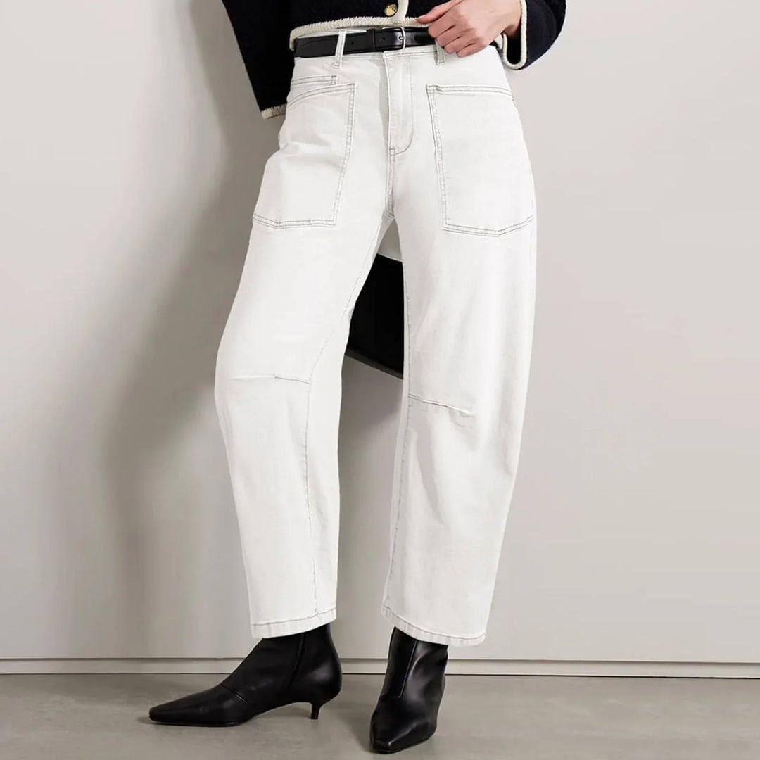 The Camden Structured Barrel Jean Denim