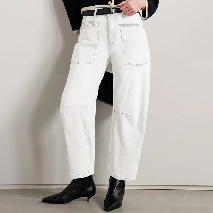 The Camden Structured Barrel Jean Denim