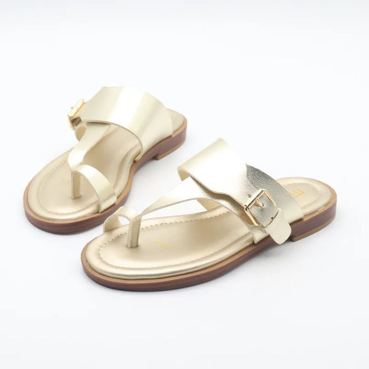 Valencia Leather Buckle Sandal