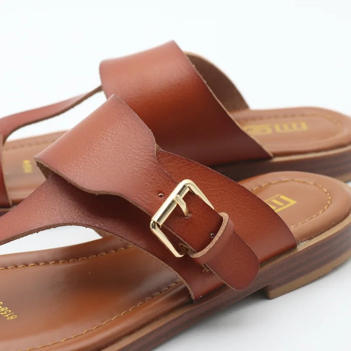 Valencia Leather Buckle Sandal