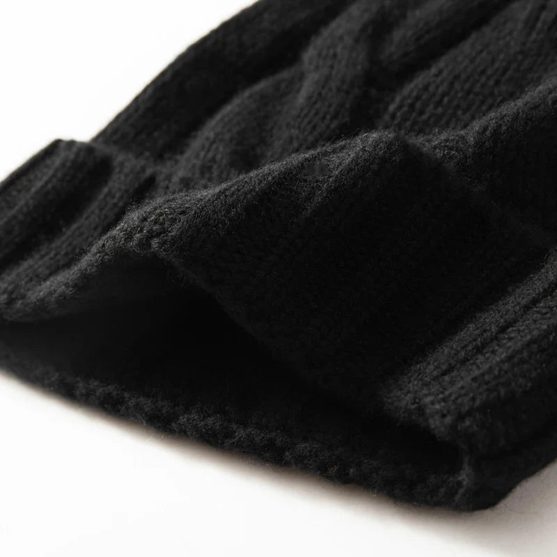 Wren Cable Cashmere Beanie