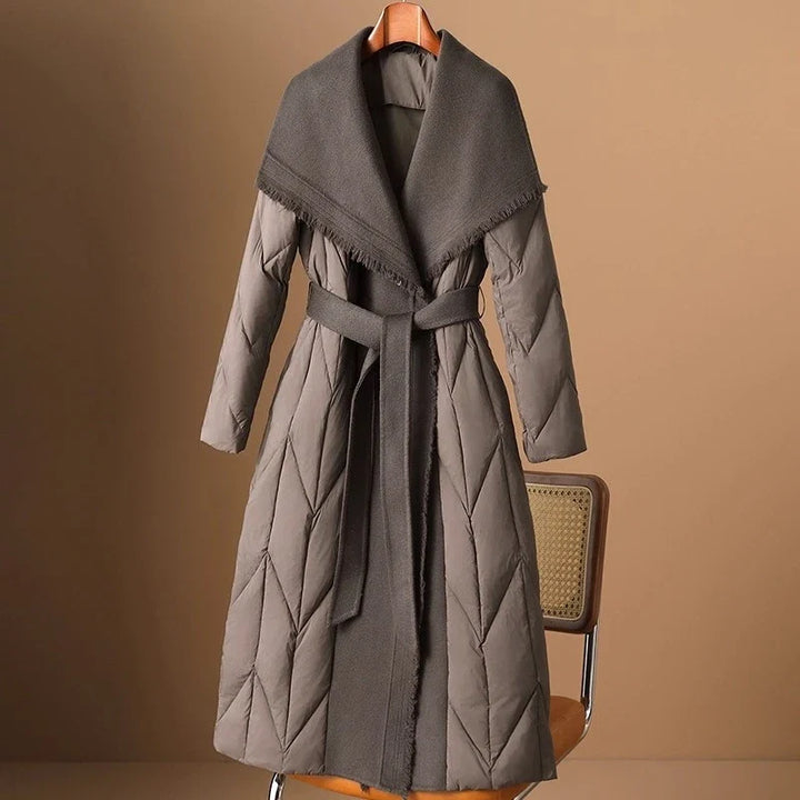 Margaux Wool-Trim Down Coat