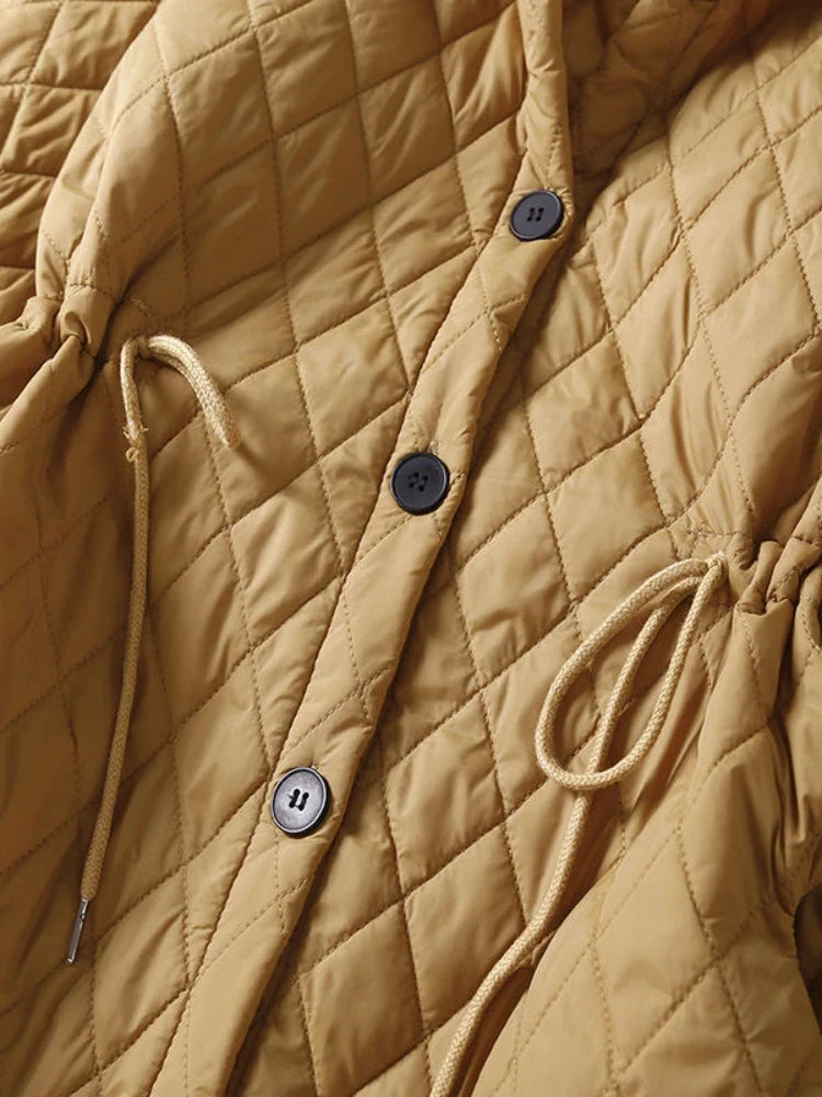 Maren Quilted Long Coat