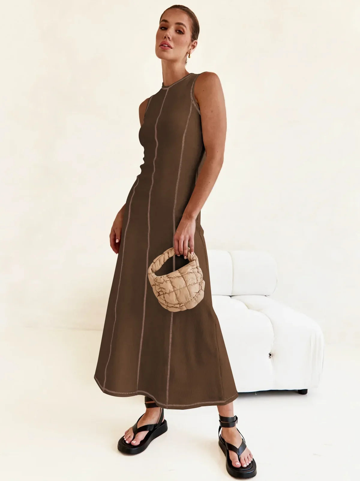 Mireya Women’s Sleeveless Knit Maxi