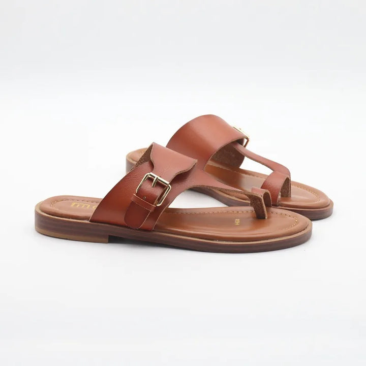 Valencia Leather Buckle Sandal