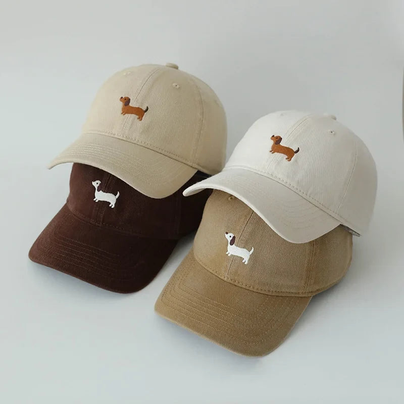 Doggy Embroidered Baseball Cap