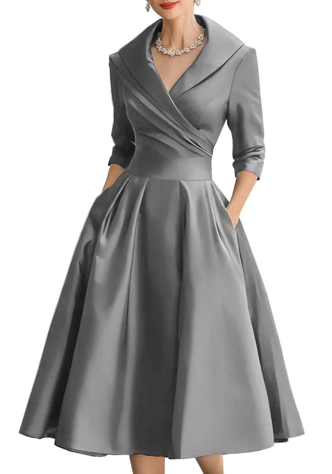 Rachel | Satin A-Line Formal Dress