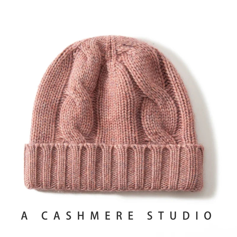 Wren Cable Cashmere Beanie